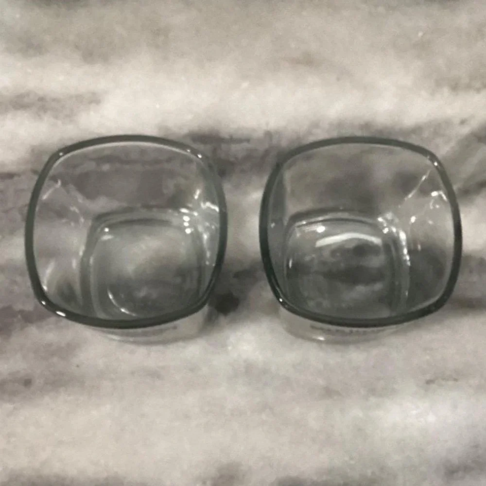 Jack Daniels Old No. 7 Lowball Glasses, Set of 2, Weighted Bottom Emboss Barware